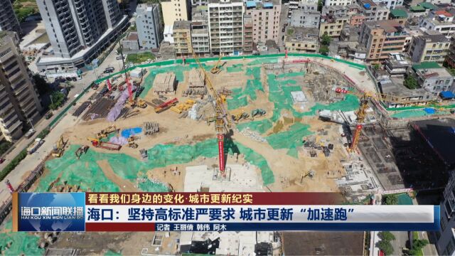 【看看我们身边的变化ⷮŠ城市更新纪实】海口:坚持高标准严要求 城市更新“加速跑”