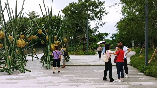 来广州必须的去新文化馆打卡,欣赏唐汉建筑之美,园林绿化之美