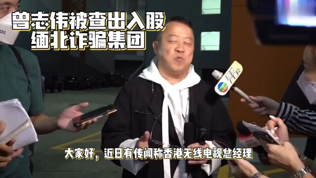 曾志伟被爆入股缅北诈骗集团