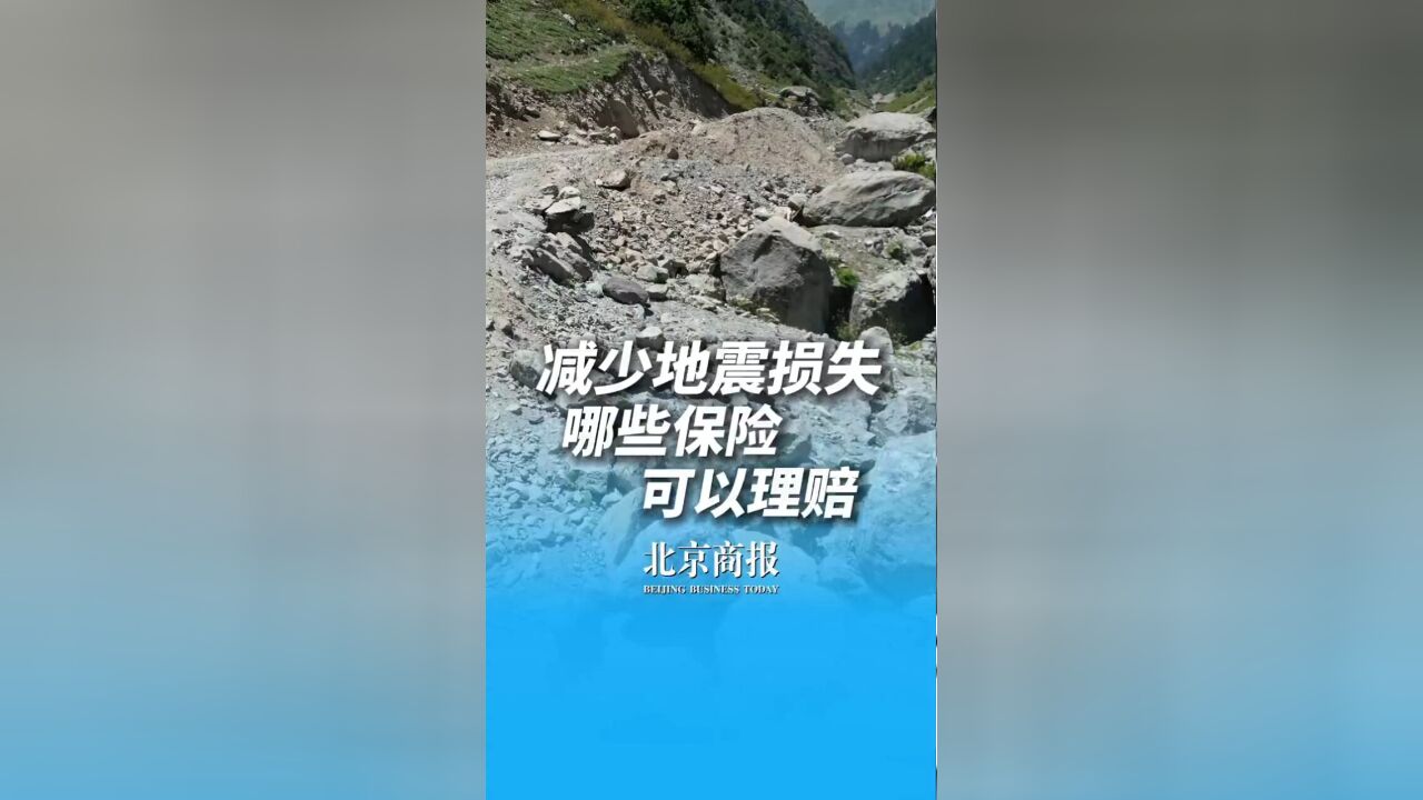 减少地震损失 哪些保险可以理赔