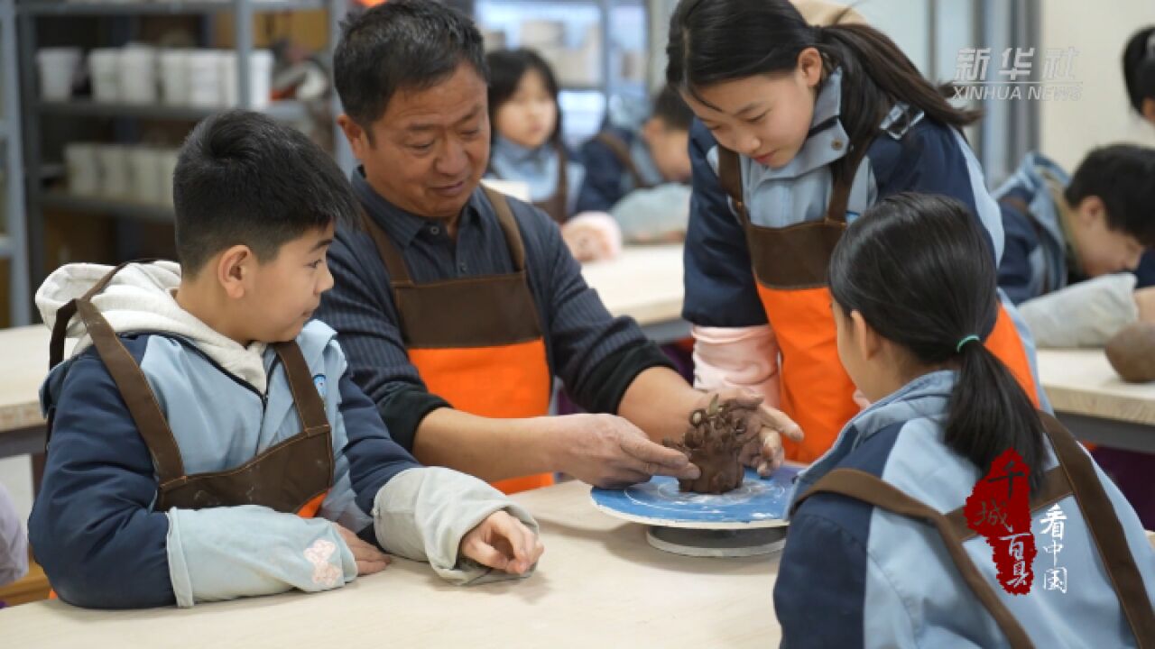 千城百县看中国丨河北广宗:非遗进校园 文化有传承