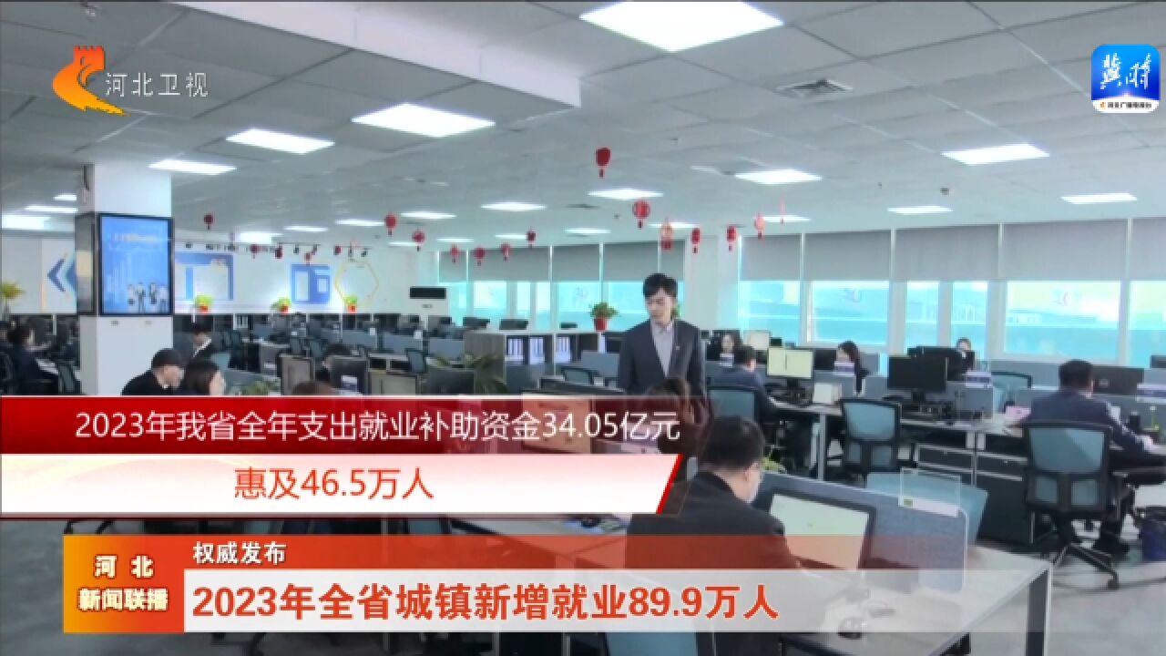 权威发布丨2023年全省城镇新增就业89.9万人