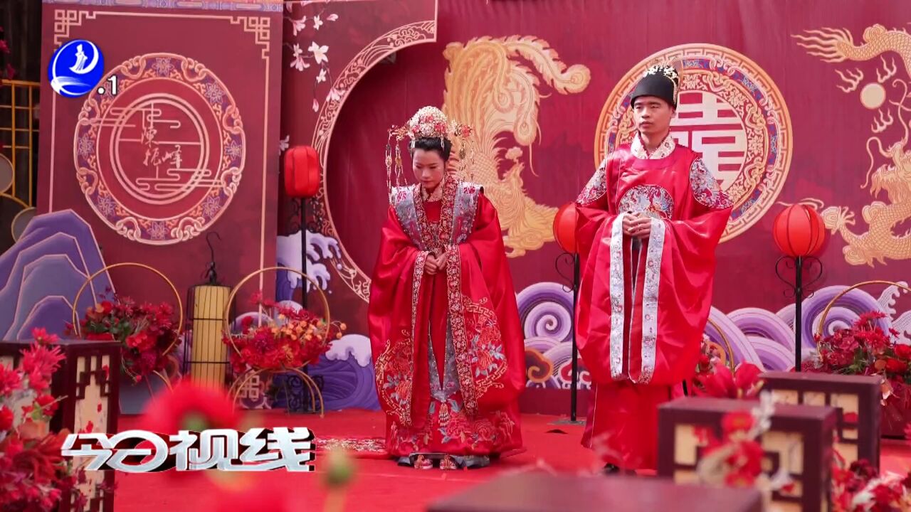 仙游游洋:传统中式婚礼惊艳山村