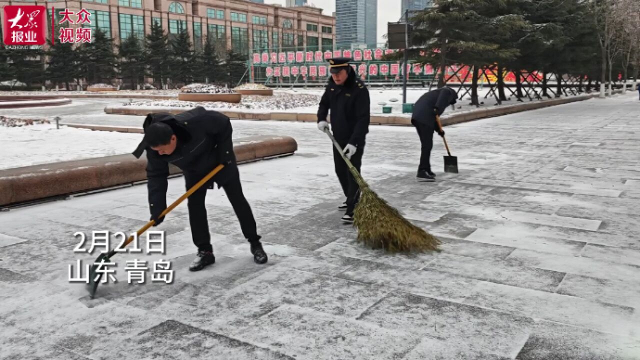 以雪为令!青岛合力迎战强降雪