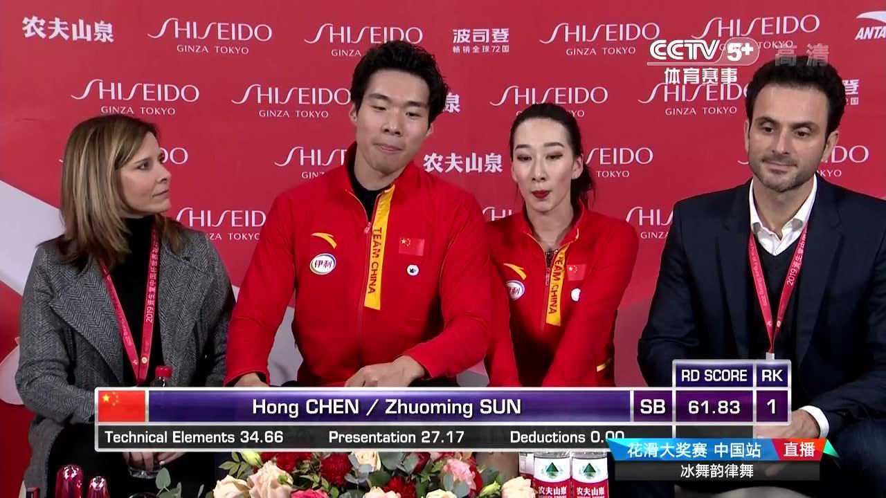 全景冰雪2019中国站配合娴熟稳中有升中国组合陈宏孙茁鸣挑战自己