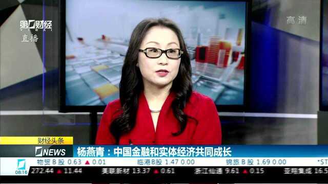 杨燕青:中国金融和实体经济共同成长