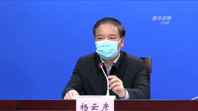 湖北省副省长杨云彦回应武汉市民网络求助