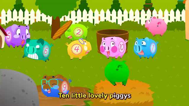 Ten little piggys