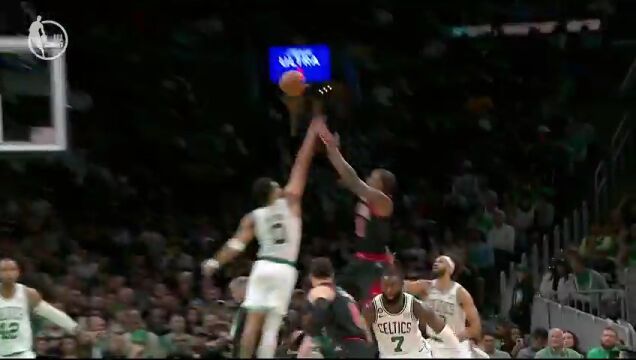 NBA常规赛：公牛vs凯尔特人第3节中文解说回放