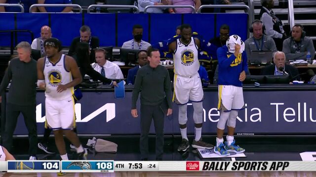 NBA常规赛：勇士vs魔术原声解说全场回放