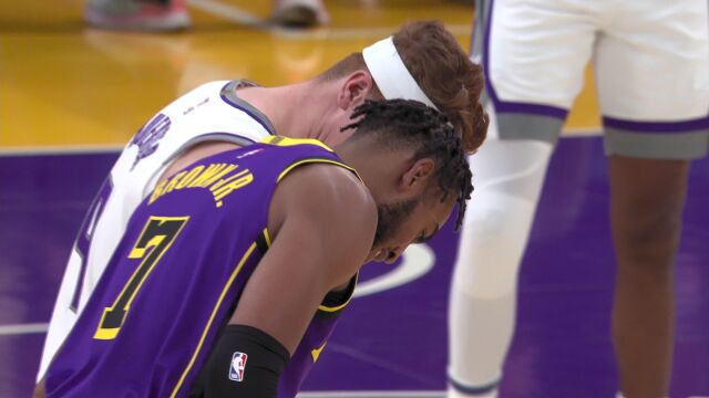 国王vs湖人精华回放 浓眉空砍24分福克斯32+12送湖人5连败
