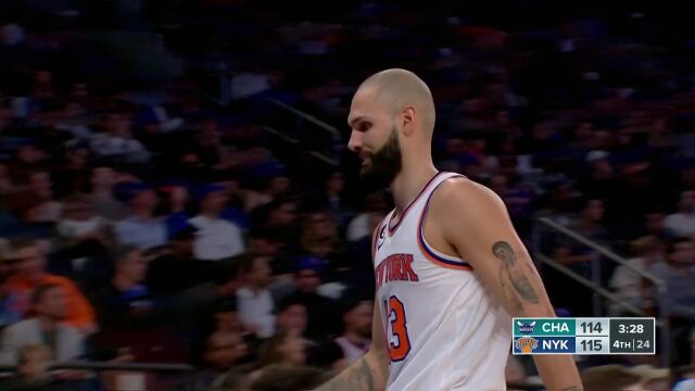 NBA常规赛：黄蜂vs尼克斯第4节中文解说回放