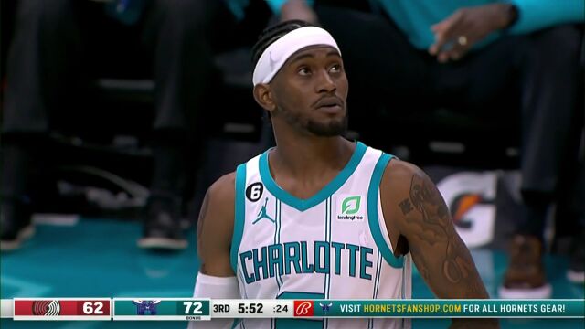 NBA常规赛：开拓者vs黄蜂第3节英文原声回放