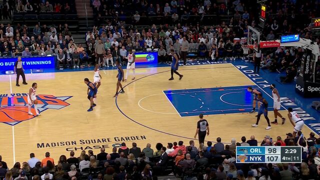 NBA常规赛：魔术vs尼克斯第4节中文解说回放
