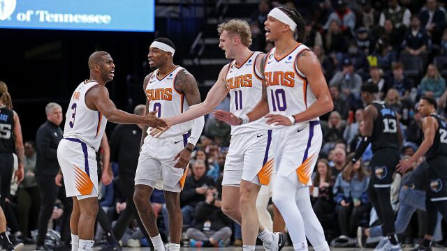 太阳125-108灰熊 莫兰特空砍34+6保罗率队8人上双结束连败