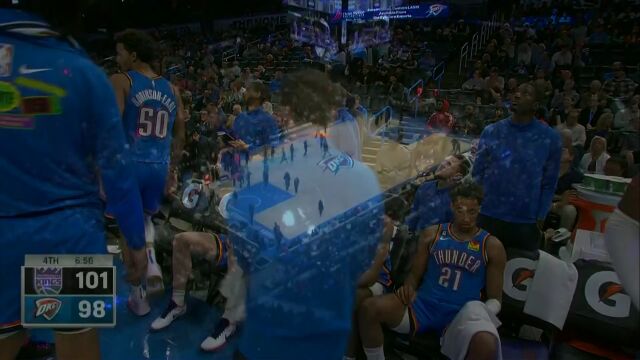  NBA常规赛：国王vs雷霆英文原声全场回放
