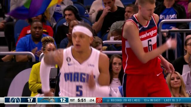 溢出屏幕的自信！班凯罗无视防守面筐突破高打板命中