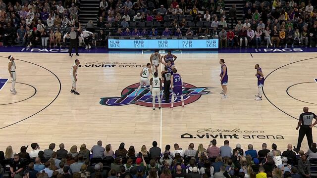 NBA常规赛：凯尔特人vs爵士中文解说全场回放