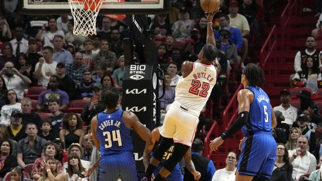 魔术105-110热火 巴特勒全场29分率队主场轻取魔术