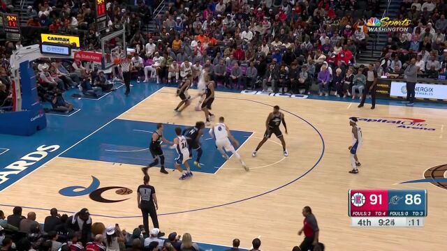 叫我独角兽！波神一柱擎天欧洲步暴扣得手