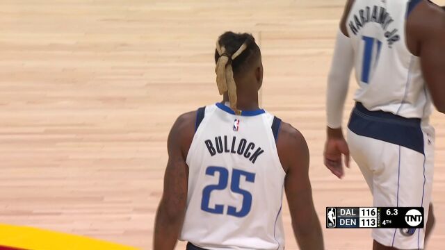 NBA常规赛：独行侠vs掘金第4节英文原声回放