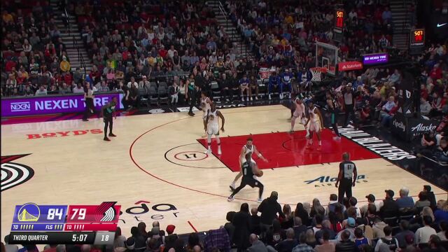 勇士122-125开拓者 汤普森普尔合砍69分不敌利拉德33+10+11