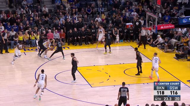 篮网120-116勇士 欧文37分率队完成19分大逆转