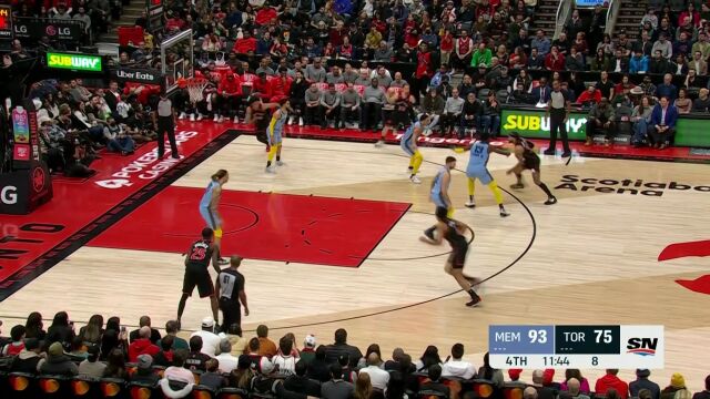 NBA常规赛：灰熊vs猛龙中文解说全场回放