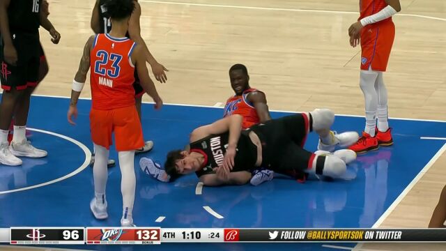 NBA常规赛：火箭vs雷霆第4节中文解说回放