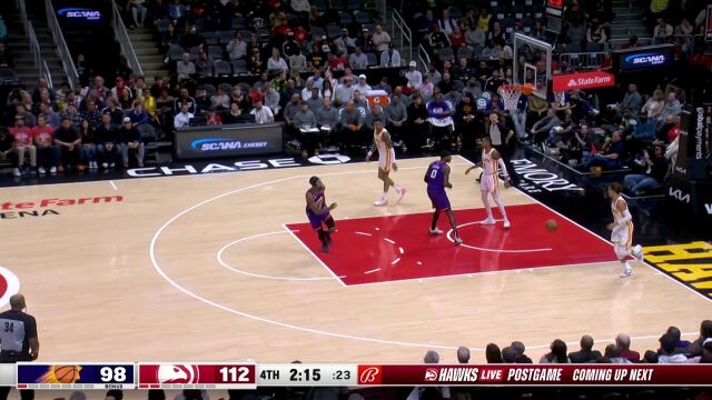 NBA常规赛：太阳vs老鹰第4节中文解说回放