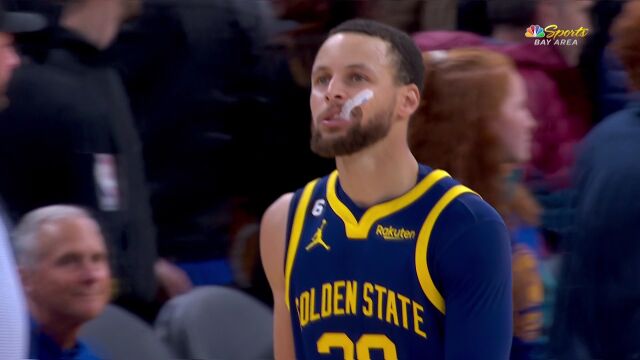 爱德华兹贴身防守密不透风 库里来不及调整错失绝平