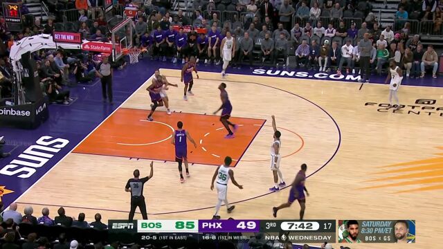 真的挡不住了 塔图姆转换三分应声入网