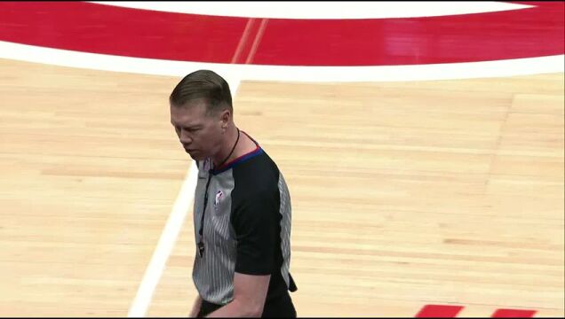 NBA常规赛：奇才vs老鹰第3节 英文解说回放