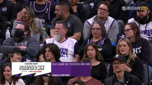 火箭vs国王第1节英文原声回放