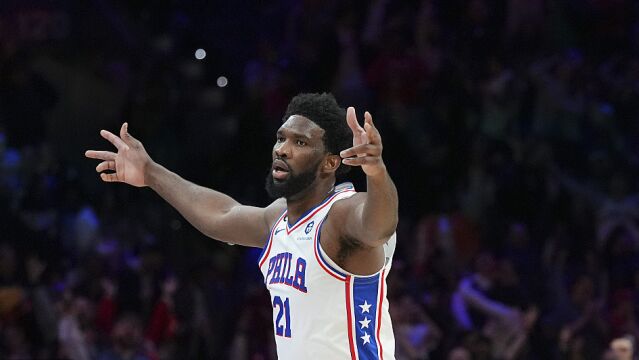 恩比德vs掘金集锦 爆砍47+18+5致命三分杀死比赛