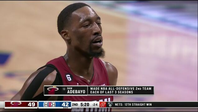 热火vs快船第2节中文解说回放