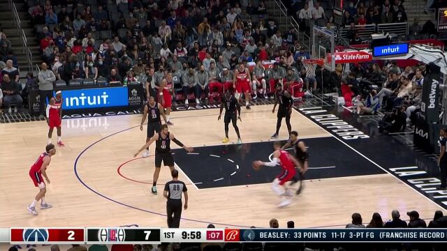 回顾奇才vs快船交战记录 昔日华盛顿之王沃尔再战旧主