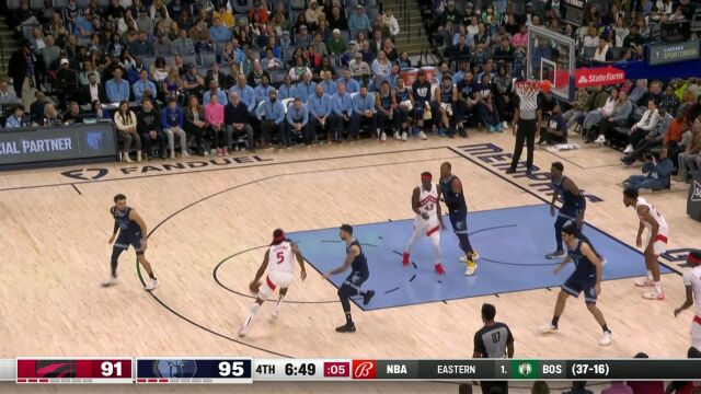 猛龙vs灰熊第4节英文原声回放