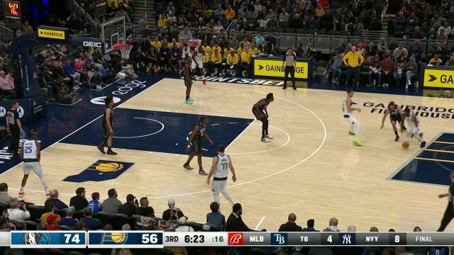 如入无人之境！东契奇穿花绕蝶突破上篮打成2+1