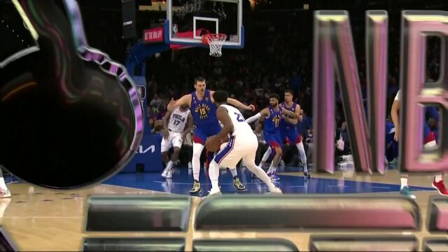 开场来个下马威！恩比德高难度漂移出手杀人又诛心