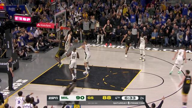 点燃全场 卢尼接到汤神连线双手灌筐