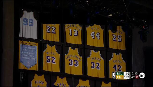 NBA常规赛：雄鹿vs湖人英文原声全场回放