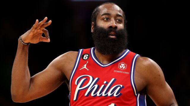 哈登vs凯尔特人集锦 全场轰下45+6火力全开先下一城