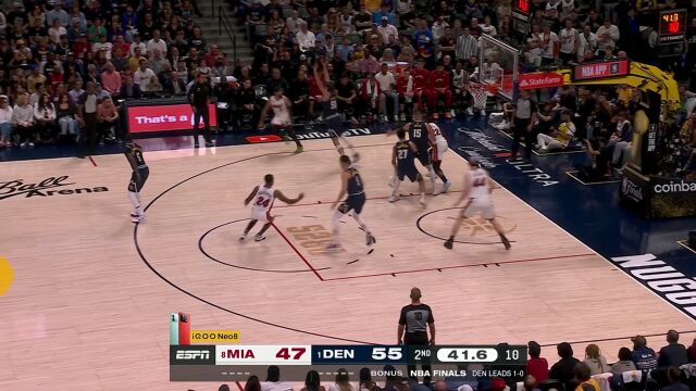 打的就是精锐！巴特勒面对约基奇高难度后仰翻身跳投命中