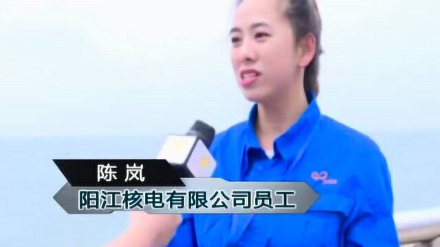 阳江核电海域 再现中华白海豚