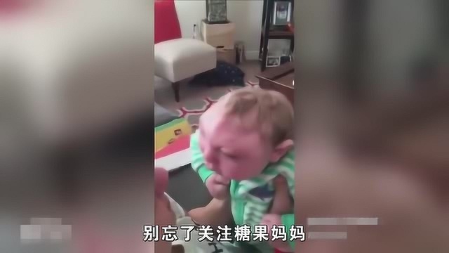 婴儿出生头骨与大脑缺损,正面看起来“没头顶”