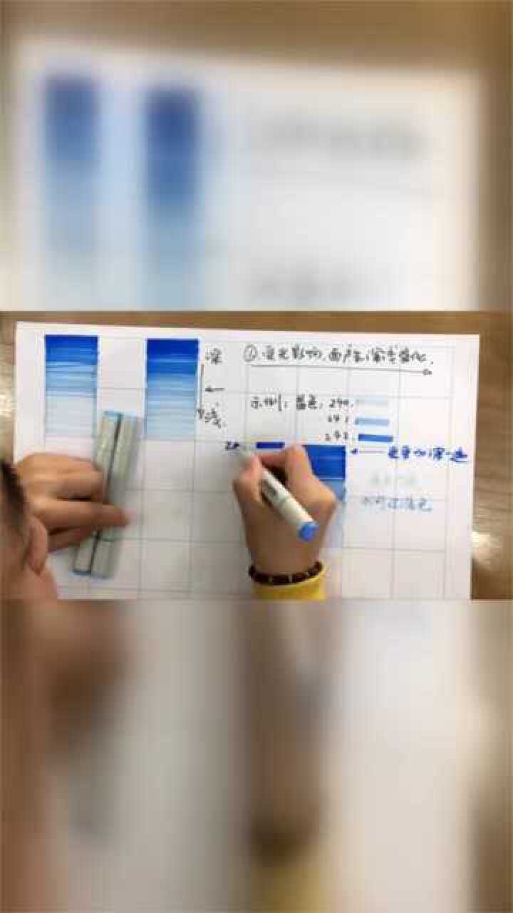 马克笔渐变色画起来呀