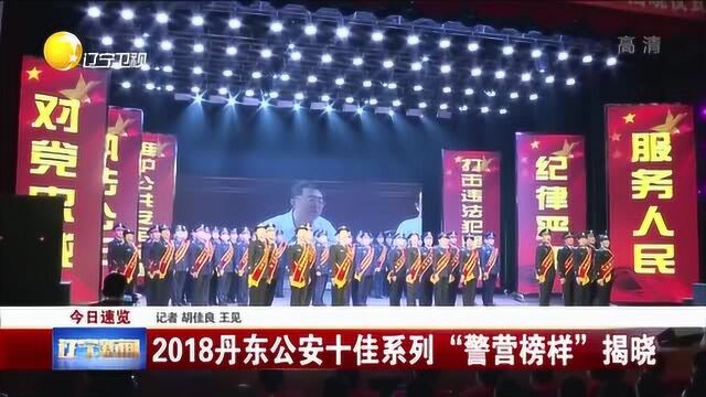 丹东:2018年丹东公安十佳系列“警营榜样”揭晓