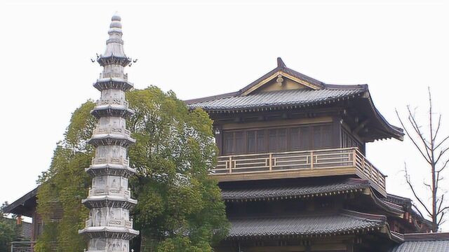 一座坐落在杭州闹市区的千年古刹香积寺