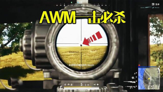 绝地求生:神枪AMW怎么玩?大神亲身示范百发百中的正确姿势!